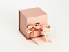 Rose Gold Small Cube Folding Gift Box Sample