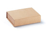 Natural Kraft A6 Shallow Gift Box Assembled