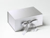 Pearl Silver A5 Deep Slot Box with changeable ribbon