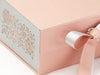 Silver Snowflake FAB Sides® Close Up Featured on Rose Gold A5 Deep Gift Box