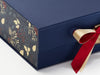 Xmas Pine Cones FAB Sides® Featured on Navy Gift Box