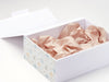 White No Magnets Gift Box with Heffalump FAB Sides® and Stone Tissue Paper