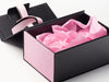 Sample Rose Pink FAB Sides® Featured on Black Gift Box with Rose Pink Tissue