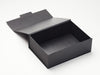 Black A4 Deep No Magnet Gift Box Assembled Open