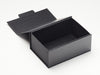 Black A5 Deep No Magnet Gift Box Assembled Open