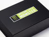 Custom CMYK Digital Print Featured on Black Gift Box