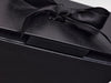 Black A5 Deep No Magnet Changeable Ribbon Gift Box  Closing Tab