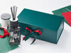 Hunter Green Double Bottle Box. Ideal with Hunter Green Tissue Paper