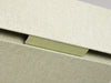 Sample Sage Green Linen No Magnets Gift Box Closure Tab