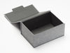 Sample Grey Linen A5 Deep No Magnets Gift Box Assembled Open