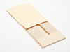 Hessian Ribbon A4 Deep No Magnet Gift Box Open Flat