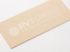 Hessian Linen FAB Sides® Featuring Clear Foil Blocked Custom Logo