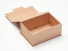 Sample Natural Kraft A5 Deep No Magnets Gift Box Assembled Open