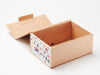 Natural Kraft A5 Deep No Magnets Gift Box Open with Mexican Mix FAB Sides®