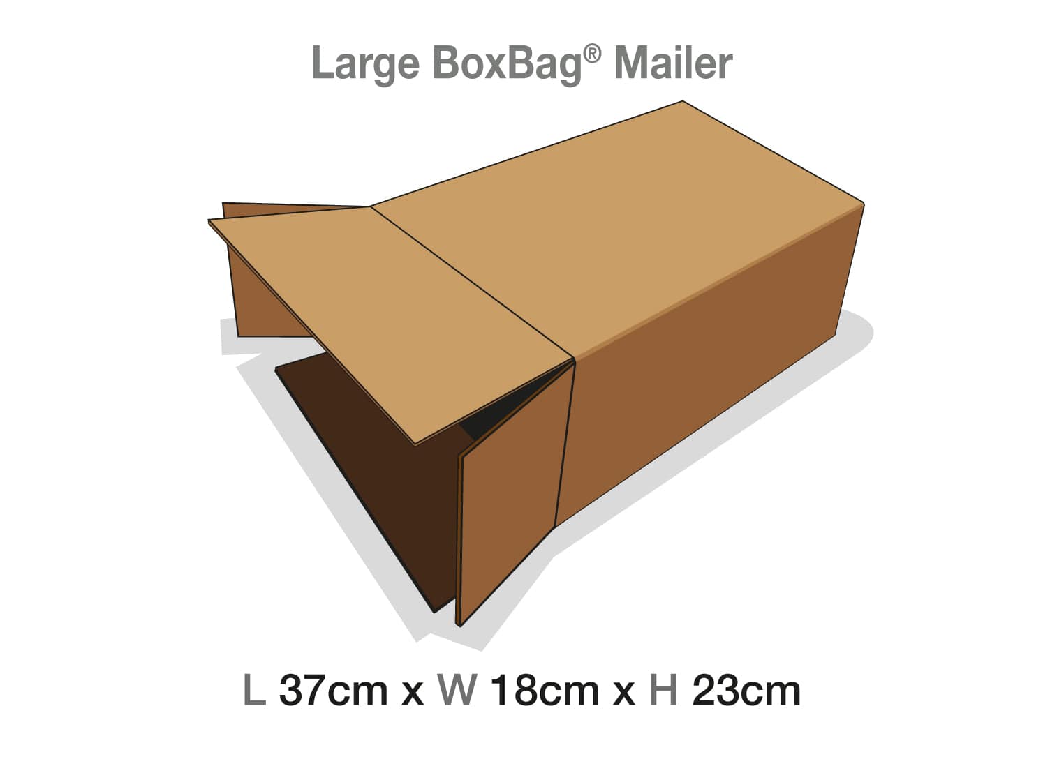 Large BoxBag™ Mailing Carton