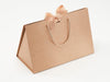 Large Natural Kraft BoxBag® Supplied with Ribbon and Rope Handles