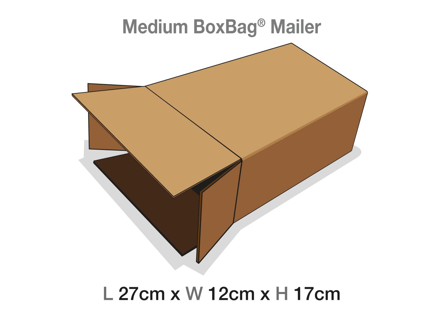 Medium BoxBag® Sample Mailing Carton