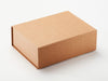 Natural Kraft No Magnet Gift Boxes with Front Locking Tab