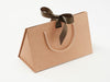 Natural Kraft Medium BoxBag with Deep Sage Ribbon. Ideal with Sage Green Tissue Paper