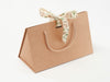 Natural Kraft Medium BoxBags with Woodland Friends Natural Ribbon. Ideal with Sage Green Tissue Paper