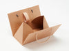 Natural Kraft Medium BoxBag®  Partially Assembled