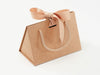 Natural Kraft BoxBag™ Supplied with Ribbon and Rope Handles