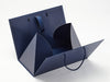 Sample Large Navy Blue BoxBag® Partially Assembled