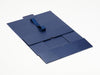 Navy Blue Single Gift Bottle Box Supplied Flat