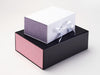 Pink Linen Fabric FAB Sides® Featured on Black Gift Box