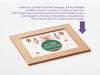 Natural Kraft Photo Frame Featuring Christmas Message Insert