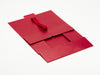 Red Single Bottle Gift Box Supplied Flat