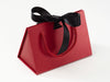 Small Red BoxBag® Featuring Black Satin Ribbon