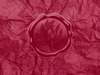 Red Wax Seal Featured on Claret Tissue Paper