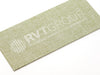 Sage Green Linen FAB Sides® Featuring Clear Gloss Foil Custom Logo