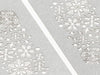 Sample Silver Snowflake FAB Sides® Close Up