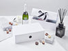 White Bottle Boxes. Ideal with Black Tissue Paper