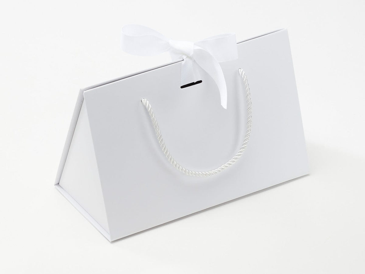 Medium White online Shopping Bag