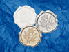 Silver, White and Gold Wax Seals Featured with Cobalt Blue Tissue Paper