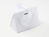 Sample Small White BoxBag®  Supplied with White Ribbon and Rope Handles