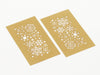 Gold Snowflake FAB Sides® Decorative Side Panels