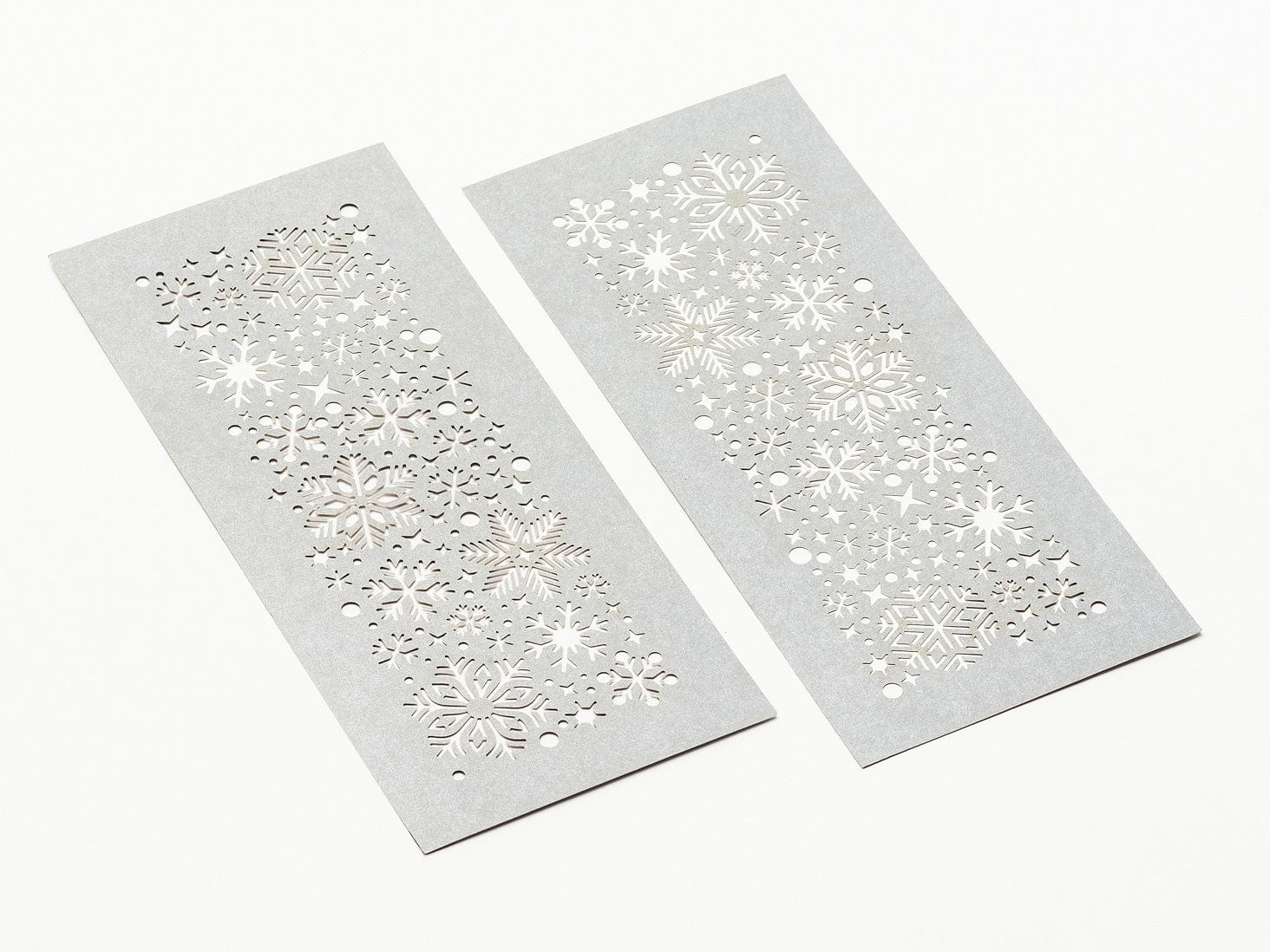 Sample Silver Snowflake FAB Sides® Decorative Side Panels