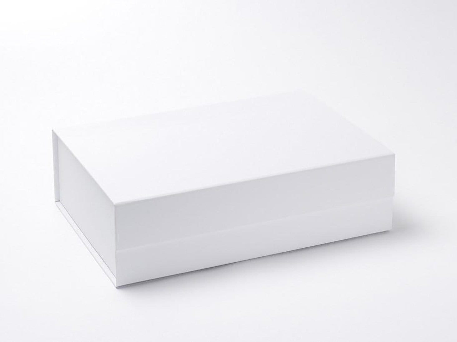Sample White A4 Deep Luxury Gift Box no ribbon from UK stock | Foldabox ...