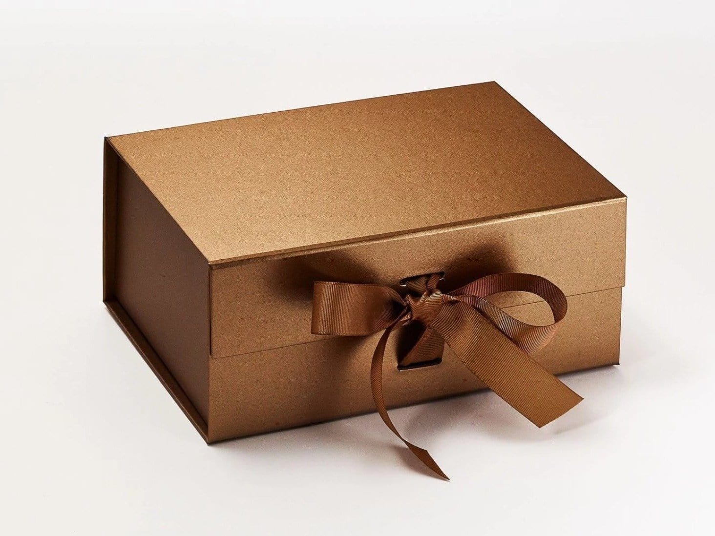 Silver A5 Deep Gift Boxes with changeable ribbon