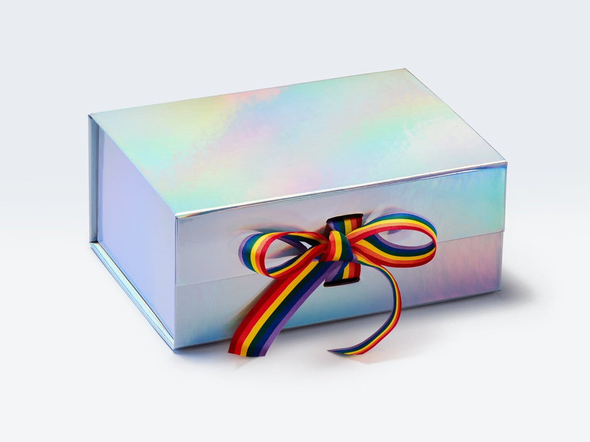 Rainbow Stripe Ribbon for Luxury Gift Boxes 🌈