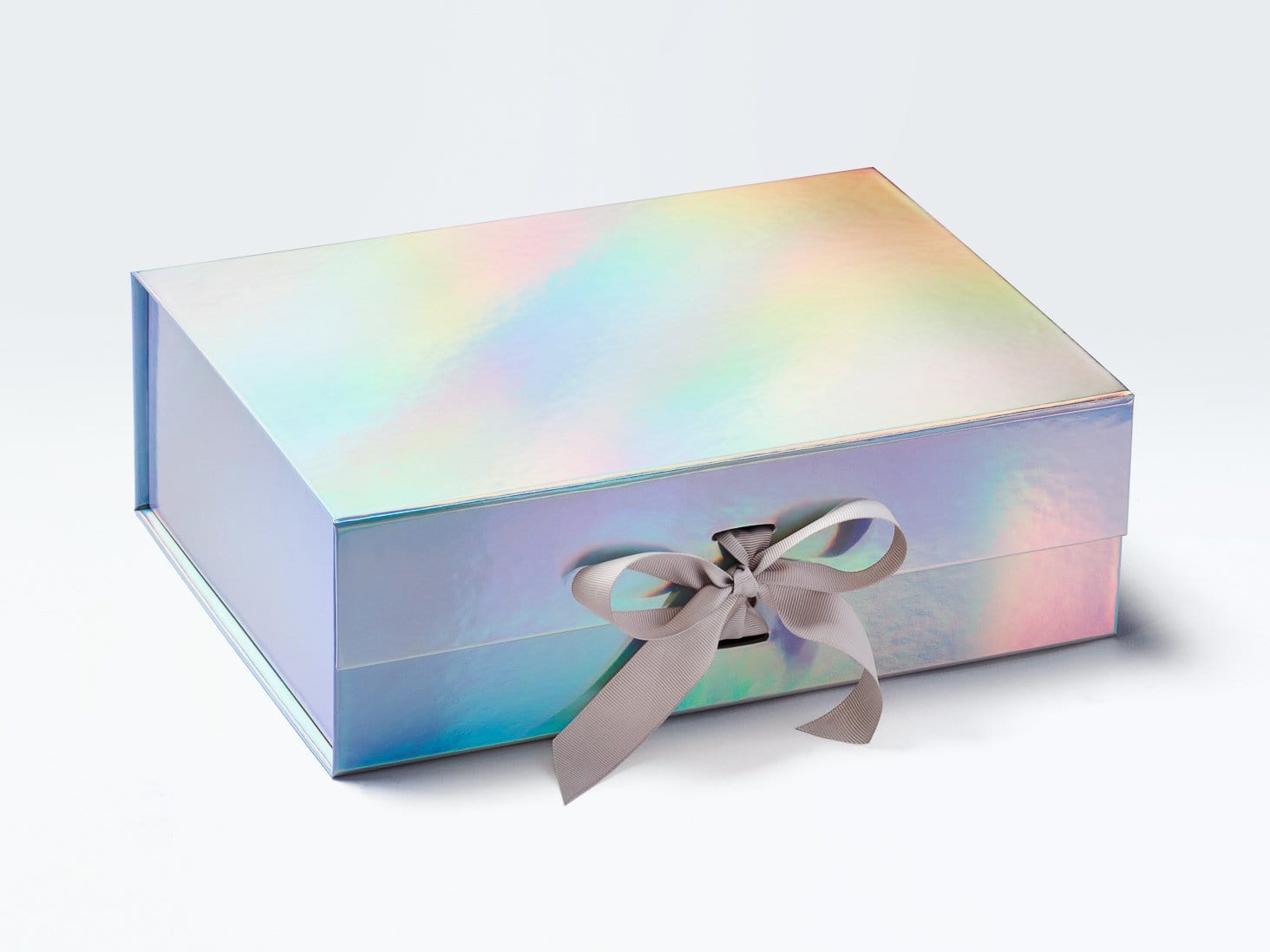 Pewter A5 Deep Gift Boxes with changeable ribbon