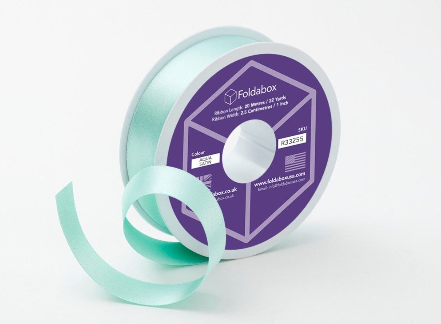 Aqua satin deals ribbon